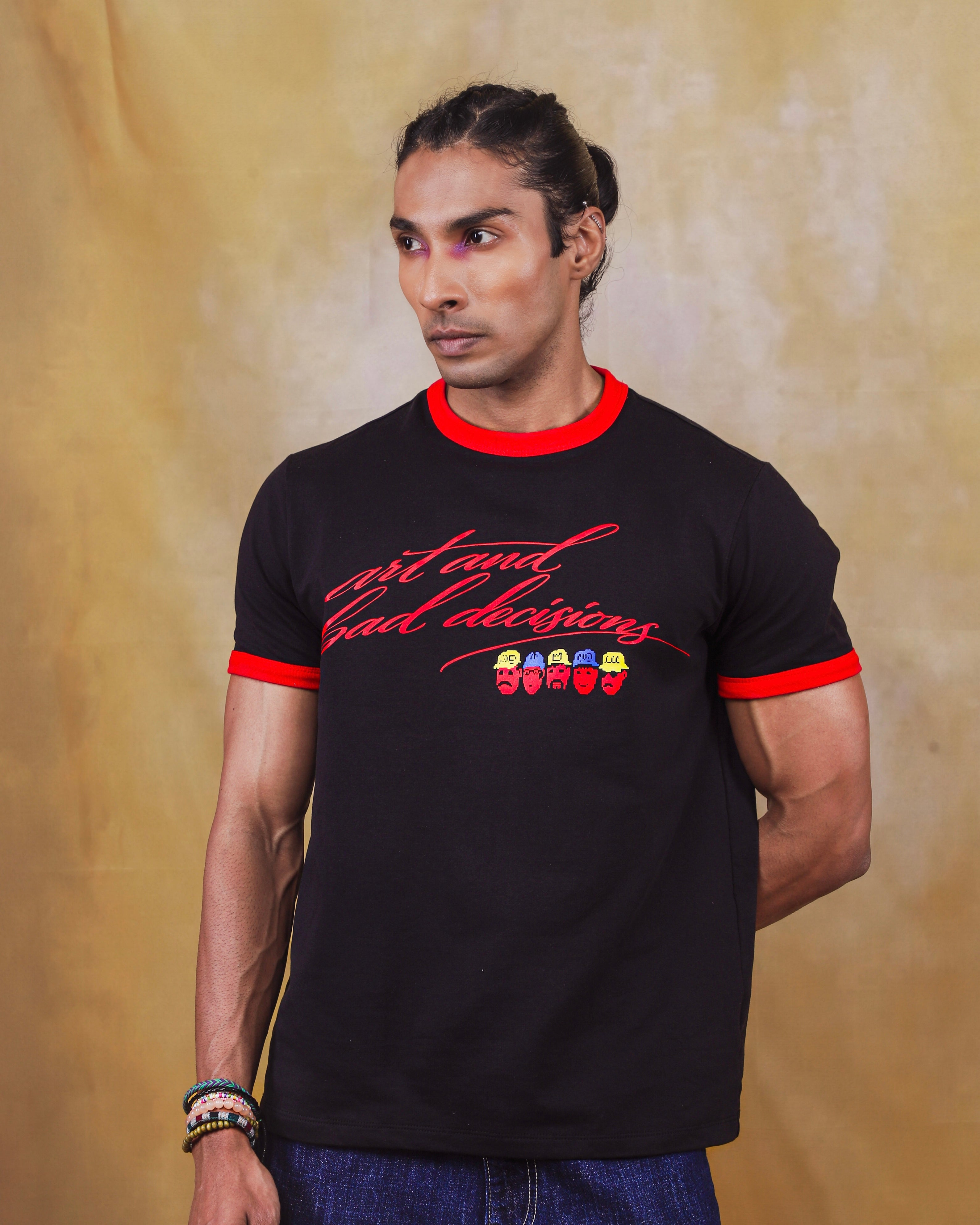 Bad Decisions Ringer T-shirt