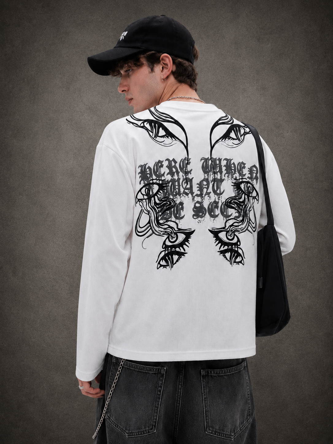 Chosen White Waffle T-shirt