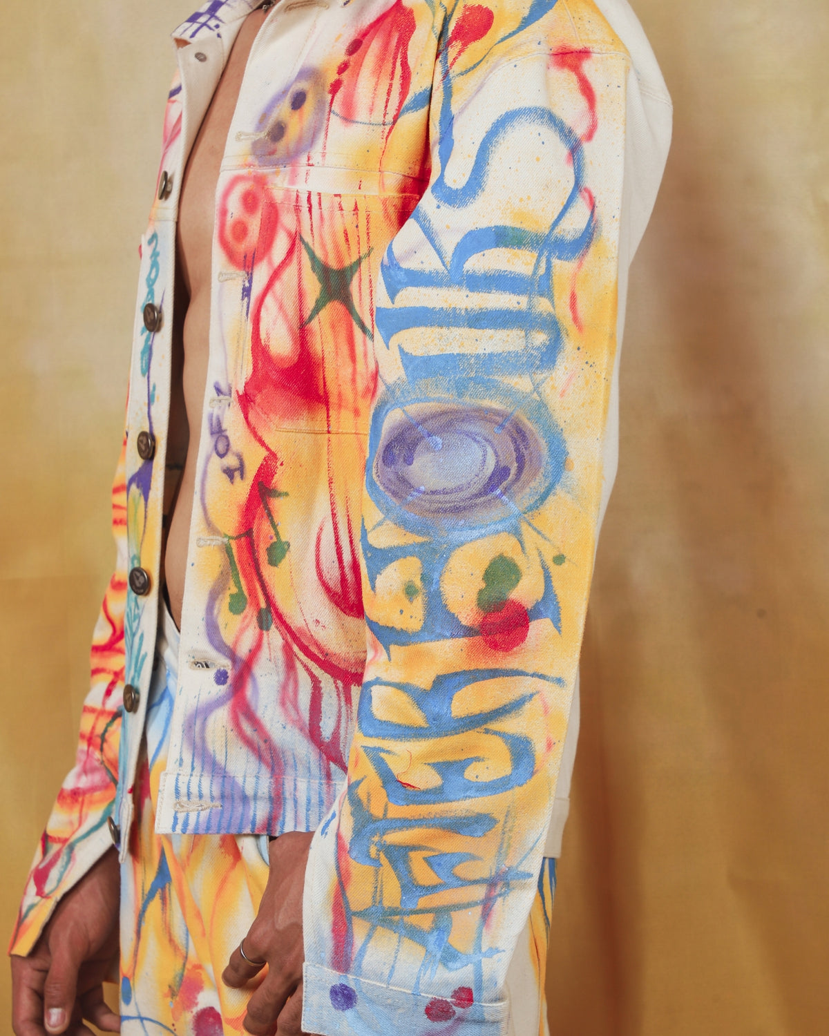 Handpainted Denim Jacket