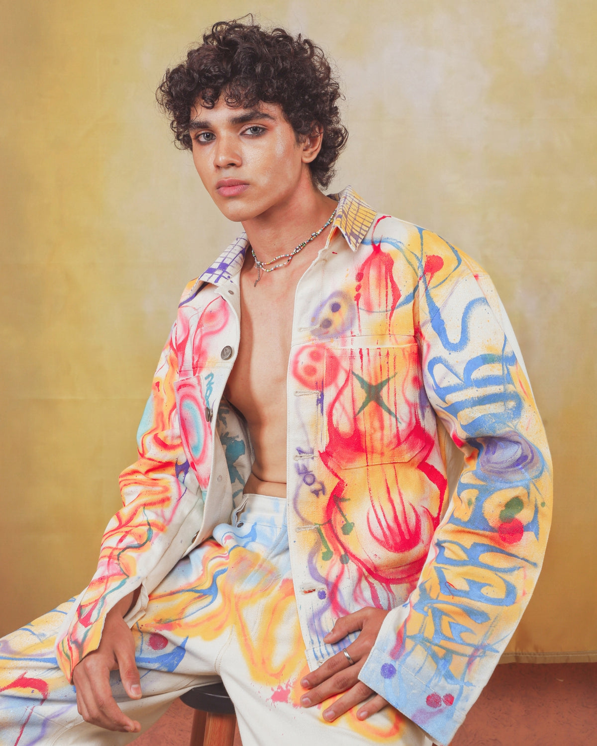 Handpainted Denim Jacket