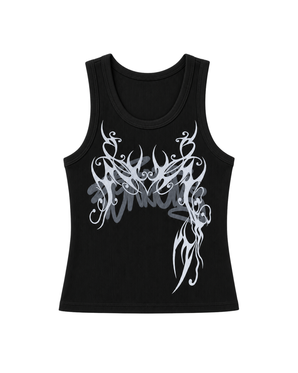 Shadowplay Black Tank Top