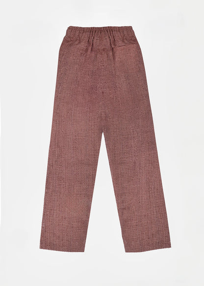 BROWN TWEED PANTS