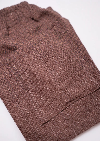 BROWN TWEED PANTS