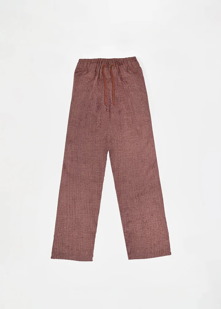 BROWN TWEED PANTS