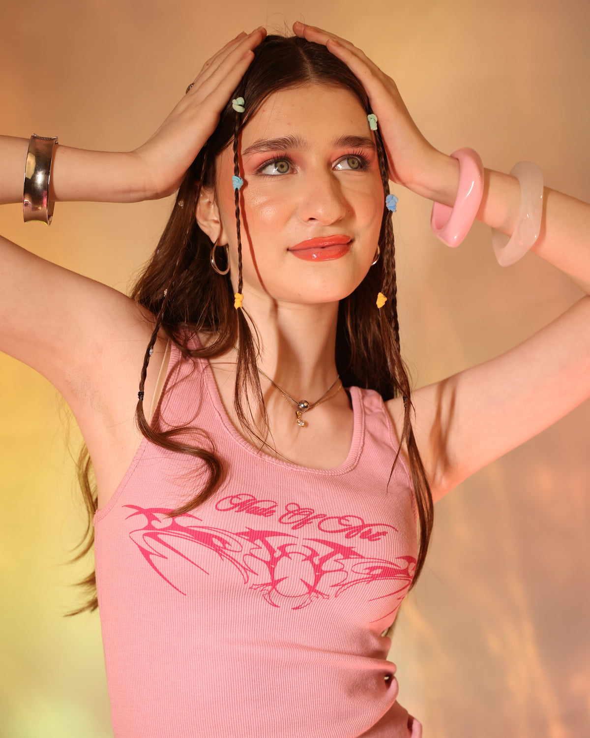 Pinkwire Tank Top