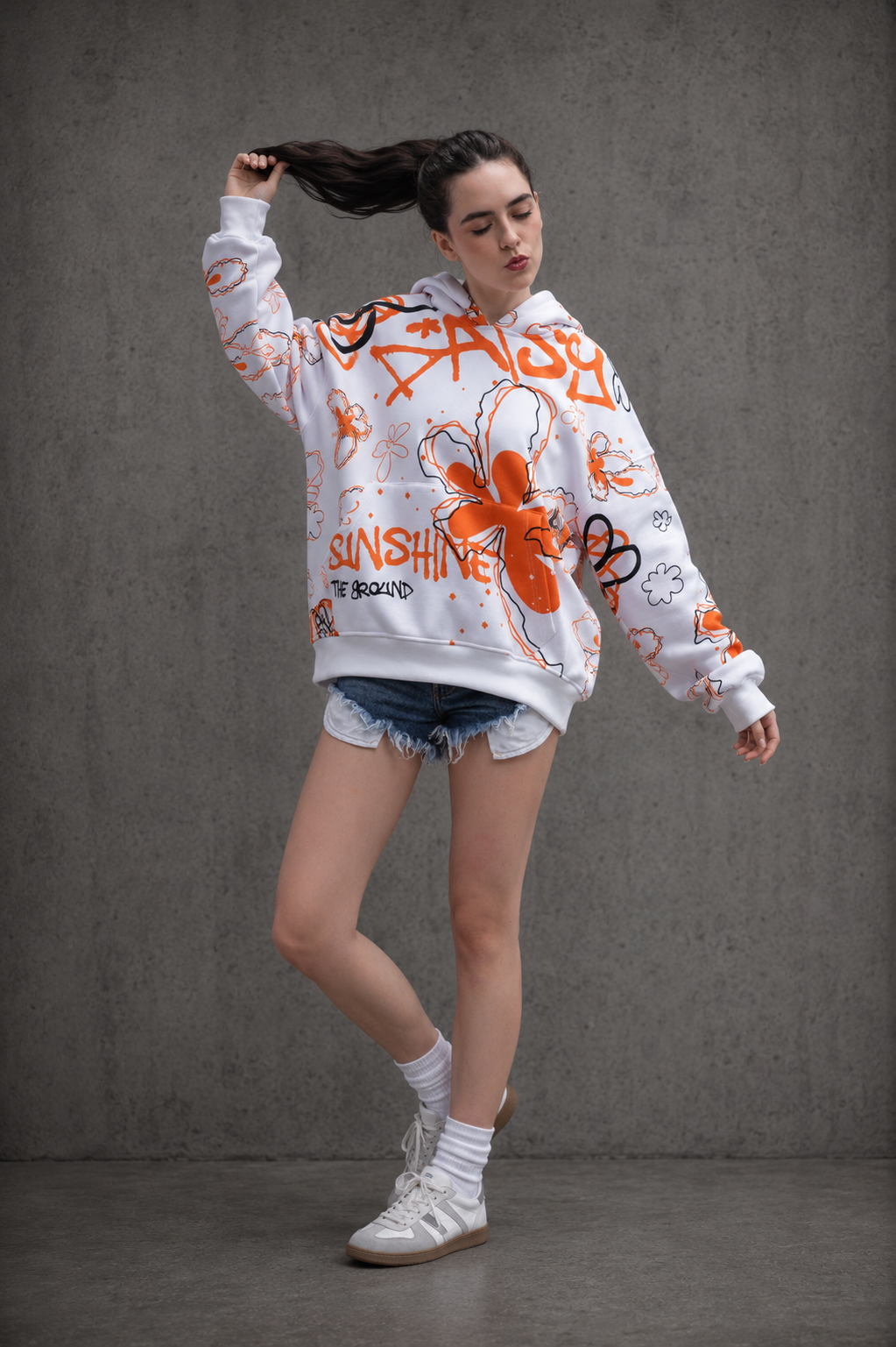 Daisy Oversized Hoodie