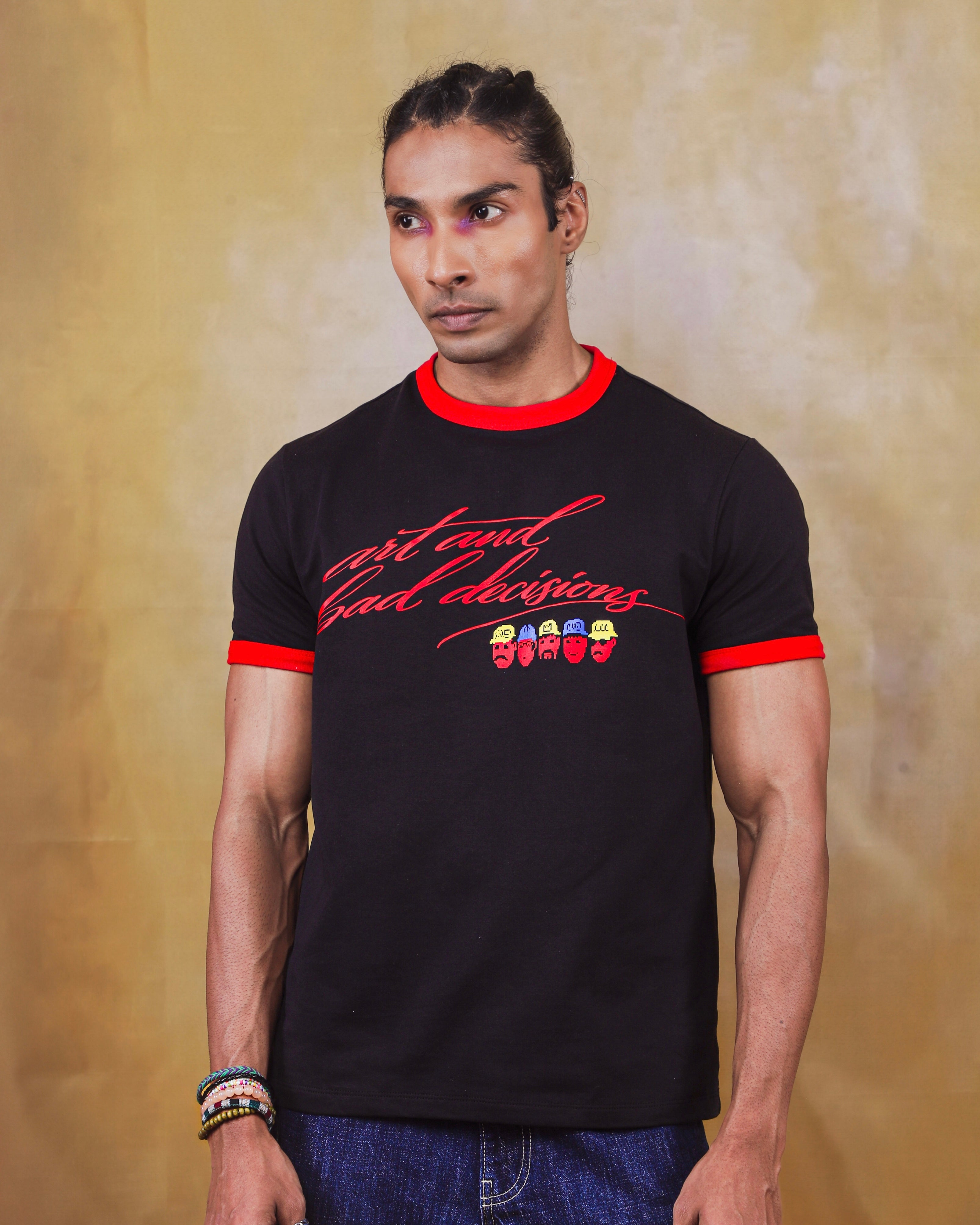 Bad Decisions Ringer T-shirt