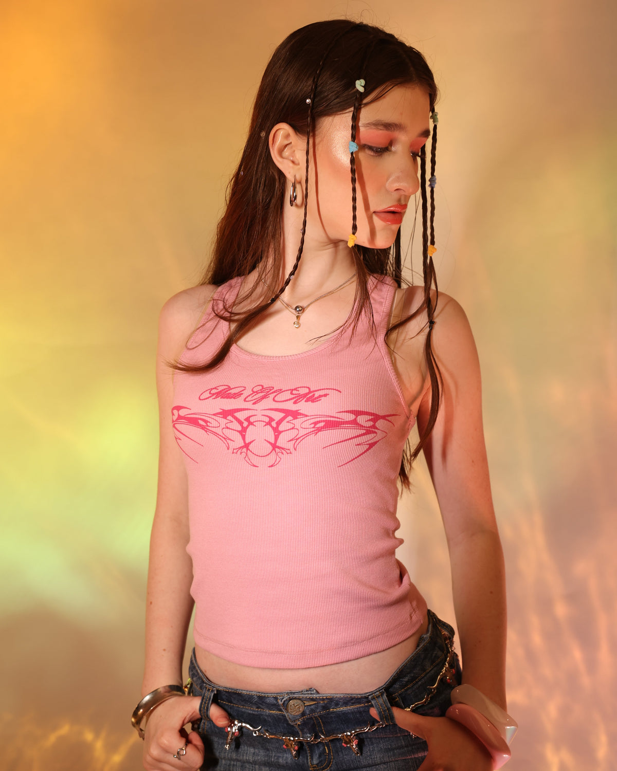 Pinkwire Tank Top