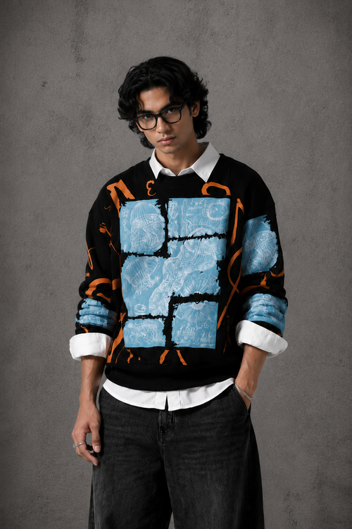 Greek Oversized Sweatshirt