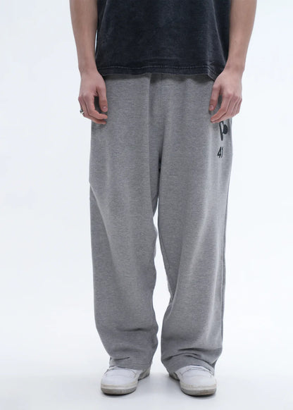 GREY BAGGY FIT PANTS