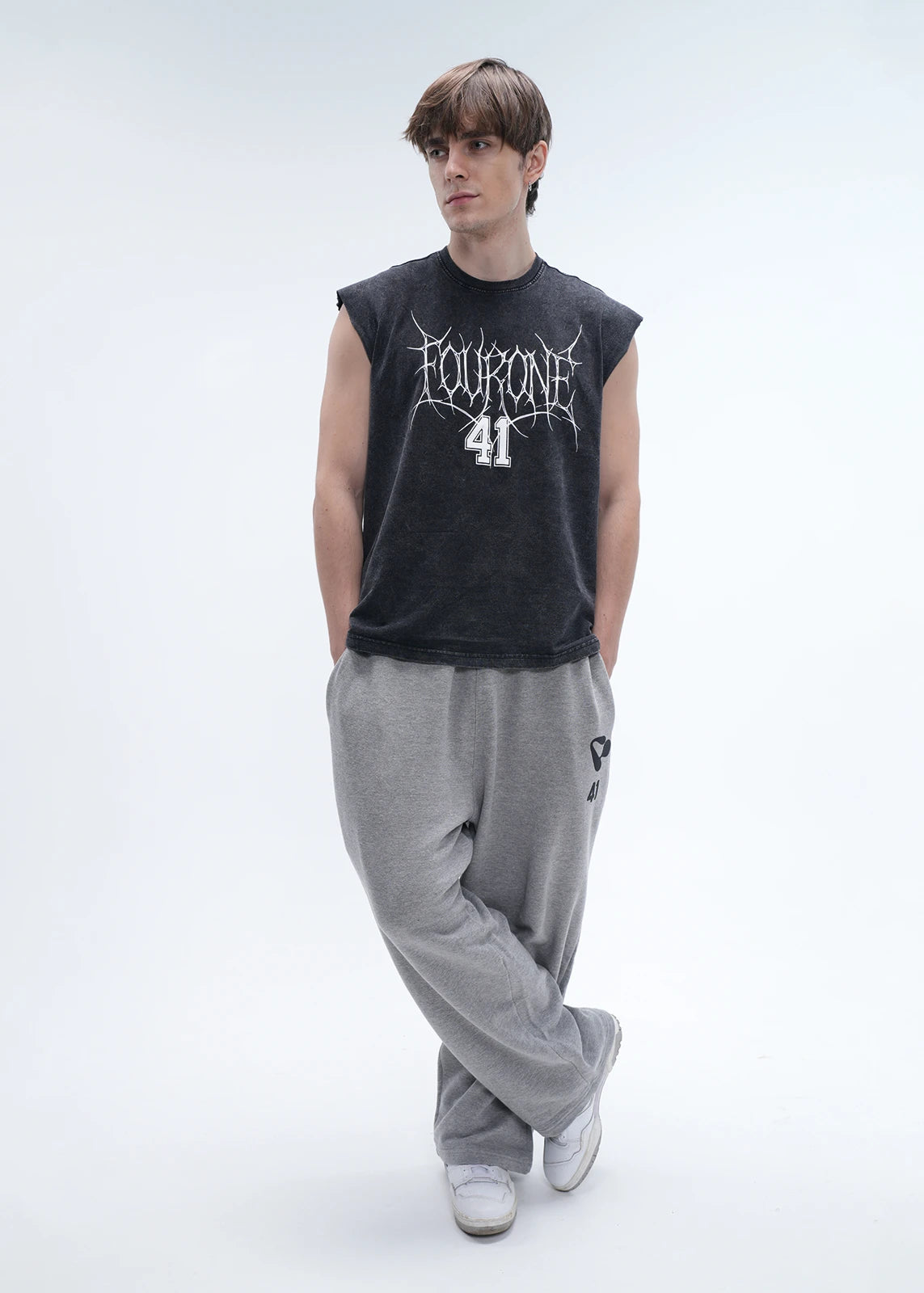 Grey Baggy Pants