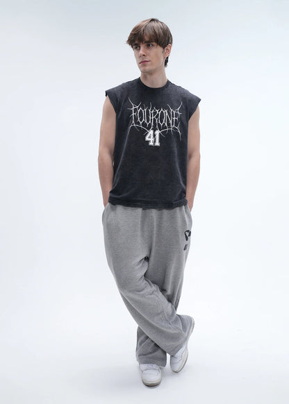 GREY BAGGY FIT PANTS