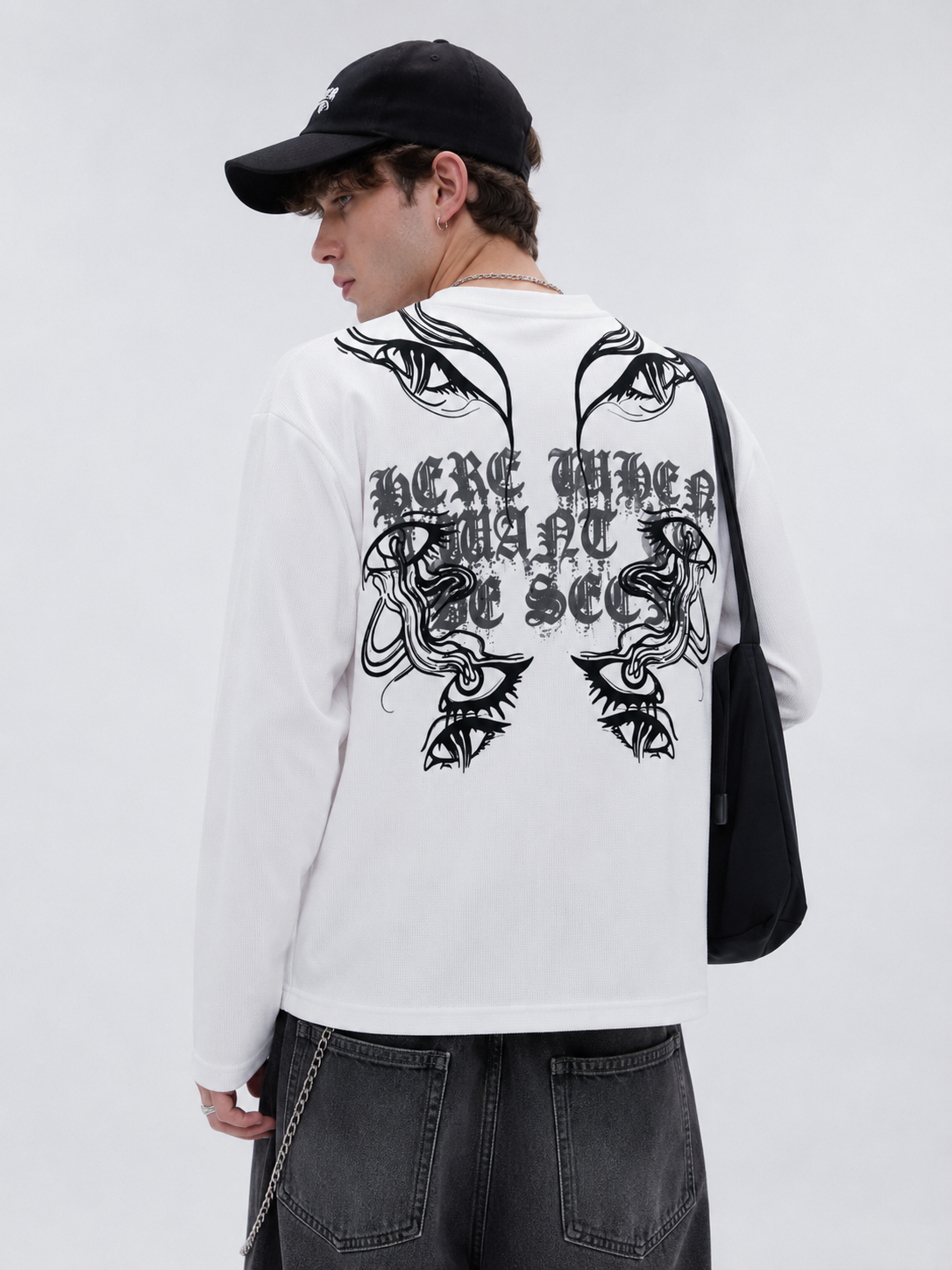 Chosen White Waffle Tshirt