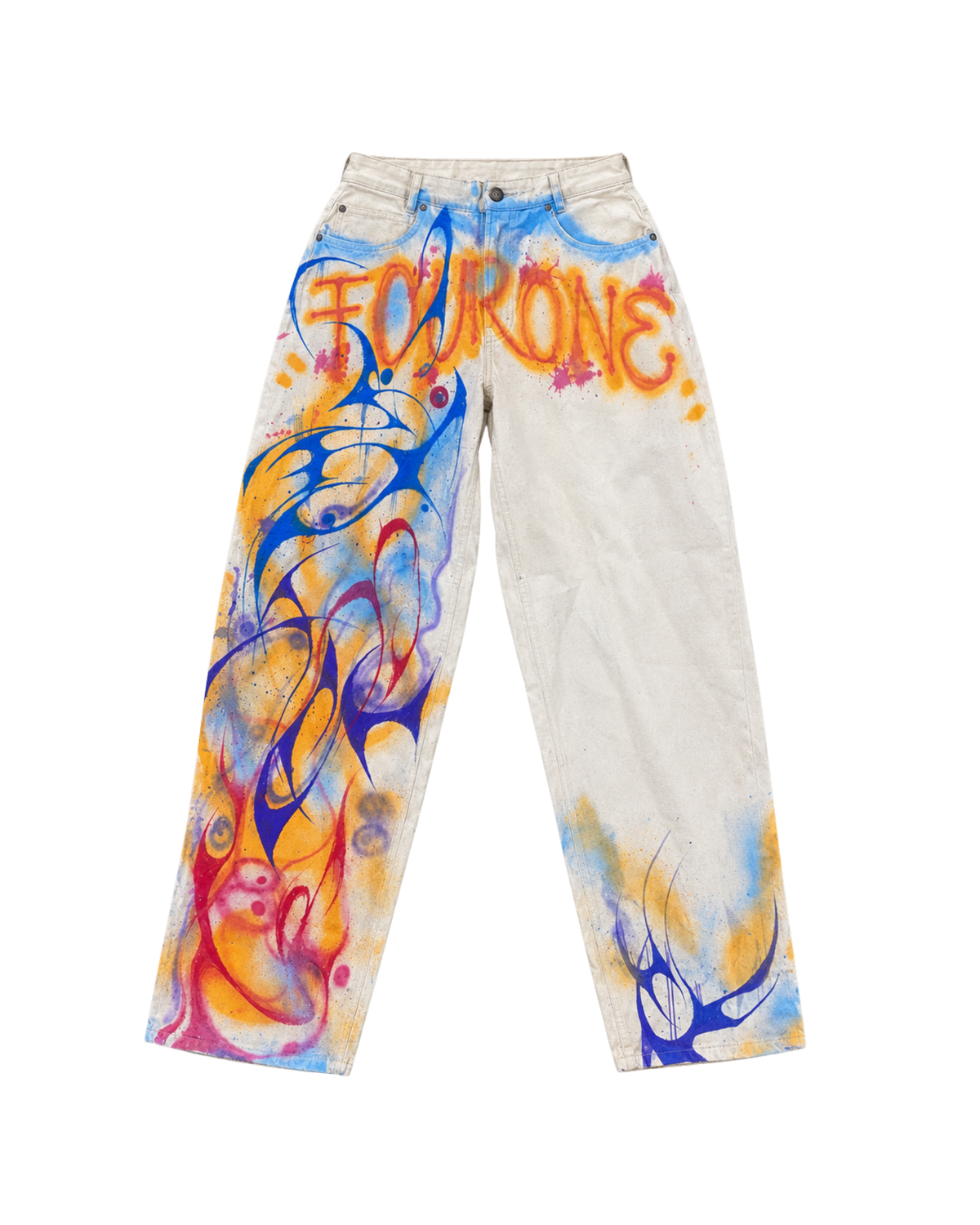 Handpainted Denim Jeans