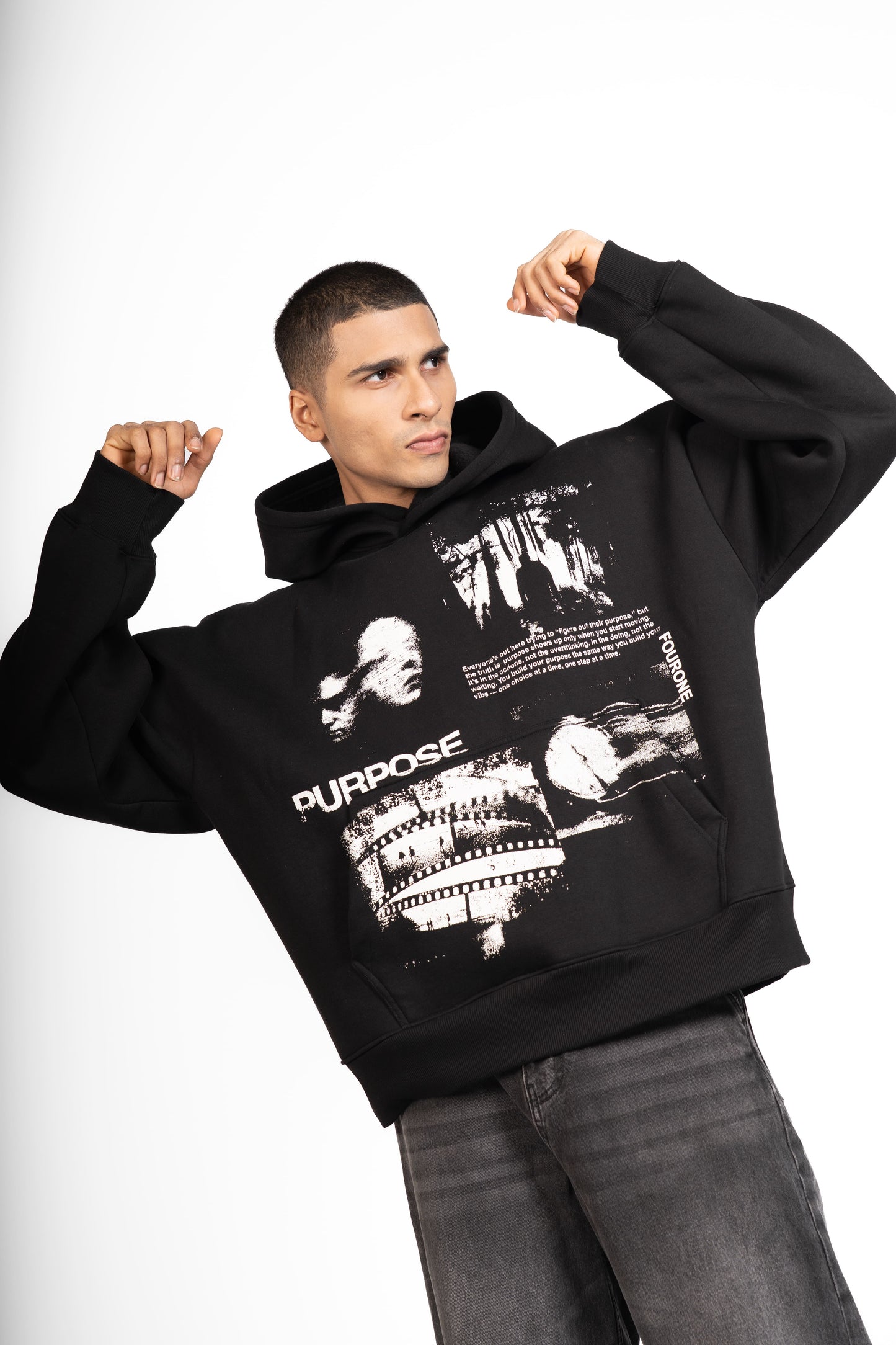 Black Purpose Hoodie
