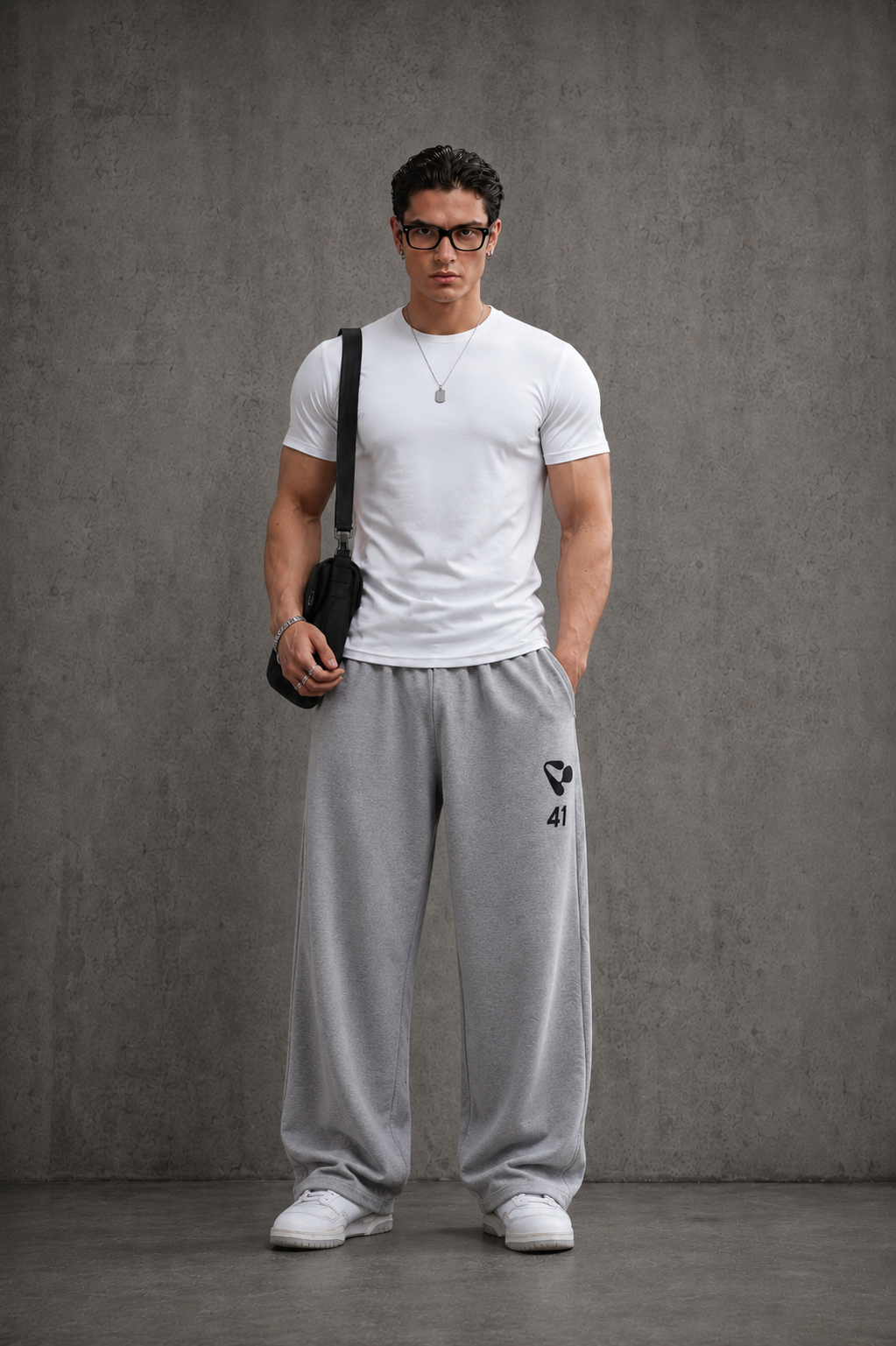 Grey Baggy Pants