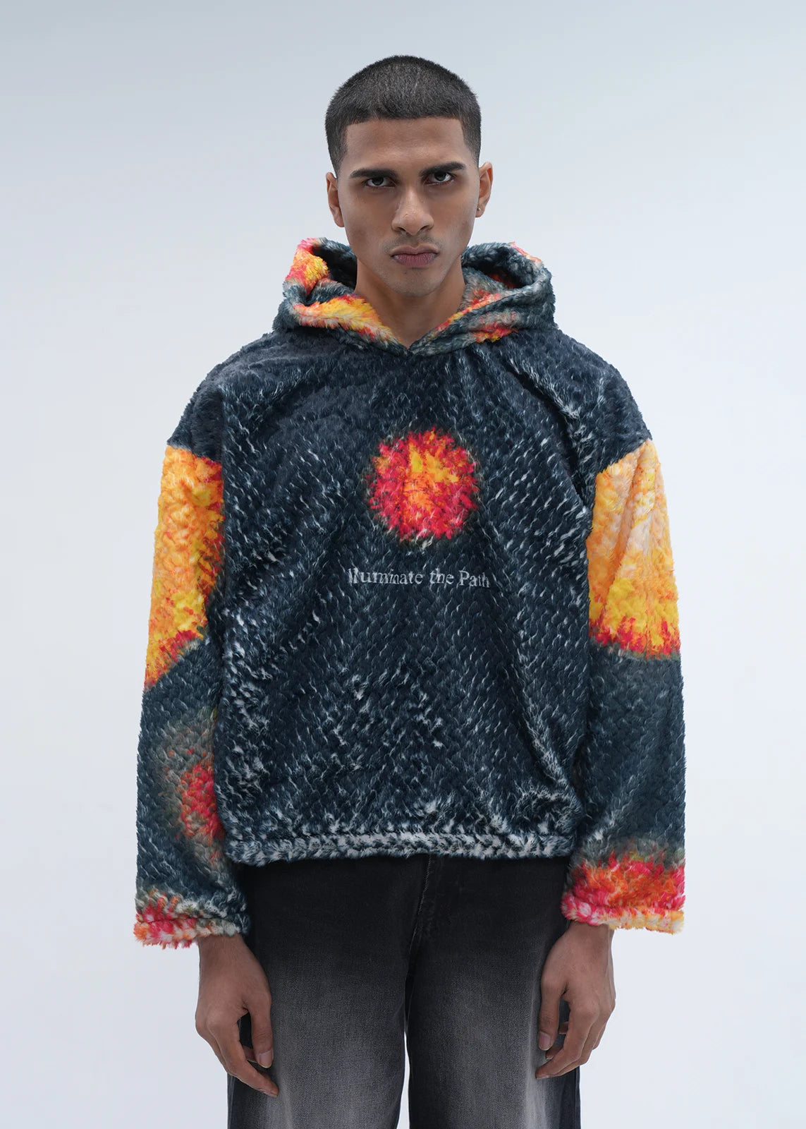 ILLUMINATE THE PATH FUR HOODIE