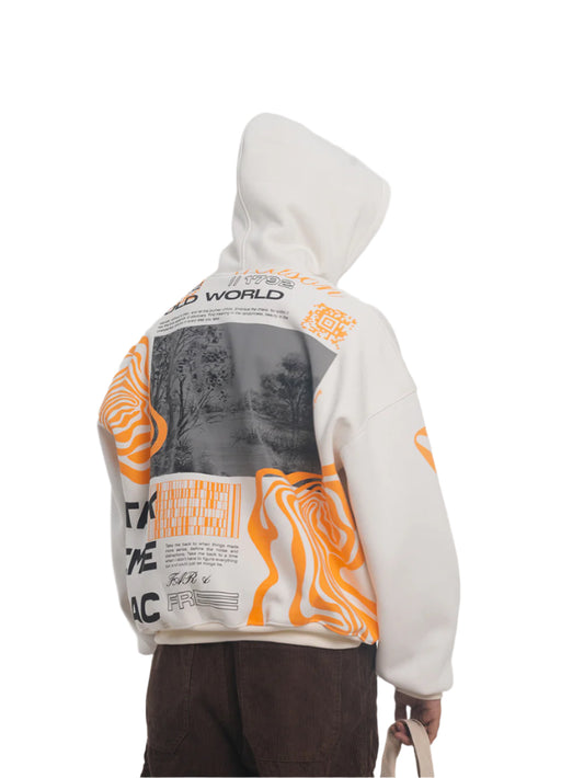 THE OLD WORLD HOODIE [OFF-WHITE]